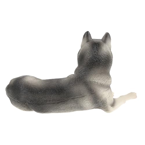 DECHOUS Husky-Modell Welpe Heiser Figuren Kleine Hundedekoration Tiere Hundeornament Lebensechtes Simulationsmodell in Hundeform Tierfigur Hundefigur Plastik Grey DECHOUS Husky-Modell Welpe Heiser Figuren Kleine Hundedekoration Tiere Hundeornament Lebensechtes Simulationsmodell in Hundeform Tierfigur Hundefigur Plastik Grey von DECHOUS