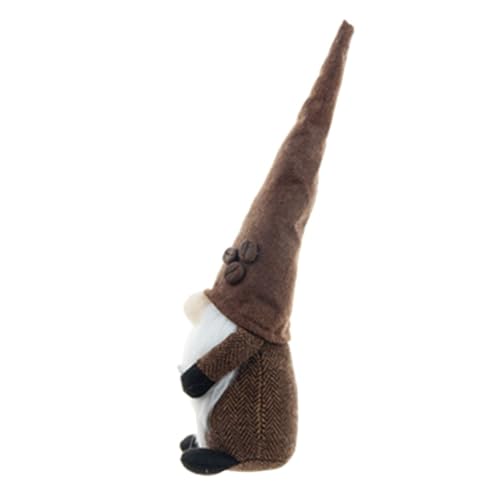 DECHOUS Kaffee GNOME Decor Bücherregal Puppe Decor GNOME Puppe Ornament Für Home Decor von DECHOUS