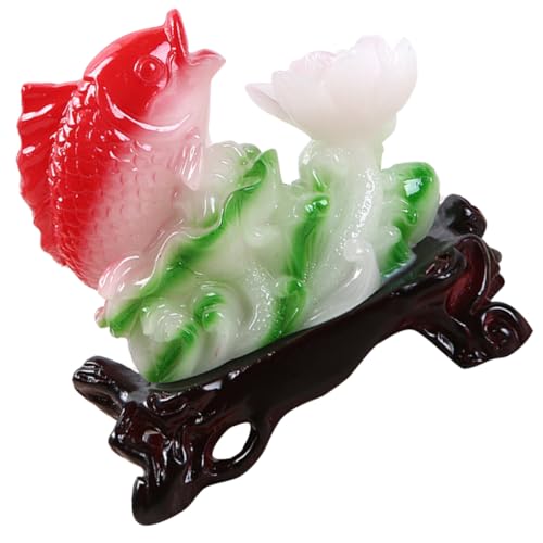 DECHOUS Karpfen Dekoration Aquarium Essen Fischfiguren Badezimmer-Arbeitsplatten-Organizer Reiniger Tierverzierung für Zuverlässige Glücksfischstatue Zuhause schmücken Harz DECHOUS Karpfen Dekoration Aquarium Essen Fischfiguren Badezimmer-Arbeitsplatten-Organizer Reiniger Tierverzierung für Zuverlässige Glücksfischstatue Zuhause schmücken Harz von DECHOUS