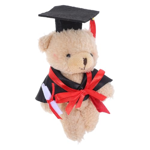 DECHOUS Kleiner Plüsch-abschlussbär Für Abschlussfeiern. Niedlicher Mini-bär Mit Abschlusskappe Für Abschlussfeiern Im Vorschulalter von DECHOUS
