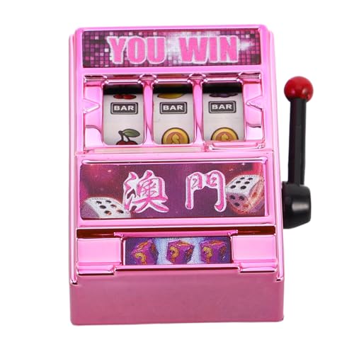 DECHOUS Kreativer Kühlschrankmagnet Für Lustiger Kühlschrankaufkleber Form Eines Spielautomaten Dekorativer Magnet Für Süßes Reiseandenken Pastellrosa von DECHOUS