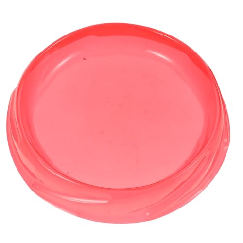 DECHOUS Kreisel Tops Burst Toy Game Tabletop Gyro Stadium Ersatz-Gyro-Zug-Stadion Gyro Spielbrett Traditionelles Gyro Zubehör Gyro-Spiel-Trainingsbrett Gyro-Tablett Plastik rot von DECHOUS