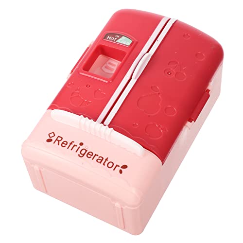 DECHOUS Kühlschrank Modell für kinderspielzeug bastelzeug spielzeuge Toys for Ornamente Toys spielsachen kinderknallzeug Mini Abs rot von DECHOUS