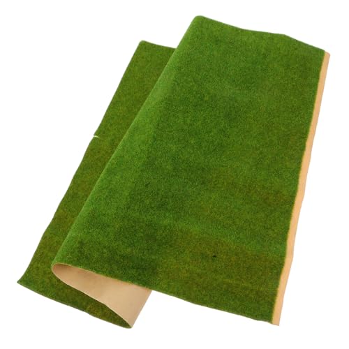 DECHOUS Kunstrasen Outdoor-grasteppich Simuliertes Rasenmoos Indoor-Rasen Künstliches Gras Zum Basteln Mini-Rasen Grünes Gras Künstliche Graskulisse Kunstgras Light Green Nylon-rasenpapier von DECHOUS