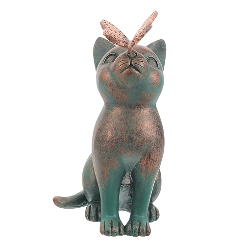 DECHOUS Kurioses Katzen-harzornament Aquariumdekorationen Katzenbecher Klein Katze Für Den Garten Plüsch Kätzchen Sammlerfigur Kätzchen-Teaser- Miniaturtiere Katzendekor Naturharz DECHOUS Kurioses Katzen-harzornament Aquariumdekorationen Katzenbecher Klein Katze Für Den Garten Plüsch Kätzchen Sammlerfigur Kätzchen-Teaser- Miniaturtiere Katzendekor Naturharz von DECHOUS