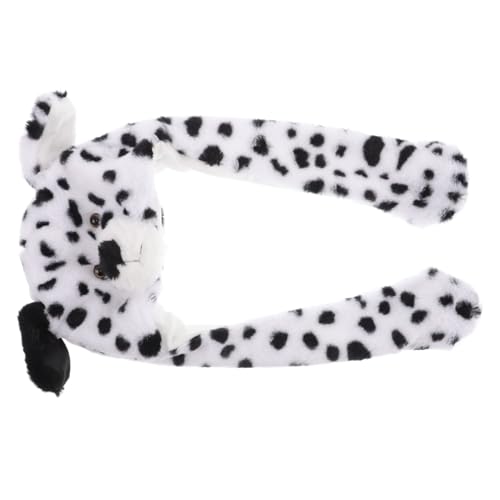 DECHOUS Lustige Plüsch Tiermütze Mit Beweglichen Ohren Warmes Und Weiches Dalmatiner Cosplay Hut Für Erwachsene Partygeschenk Für Fasching Und Winterevents DECHOUS Lustige Plüsch Tiermütze Mit Beweglichen Ohren Warmes Und Weiches Dalmatiner Cosplay Hut Für Erwachsene Partygeschenk Für Fasching Und Winterevents von DECHOUS