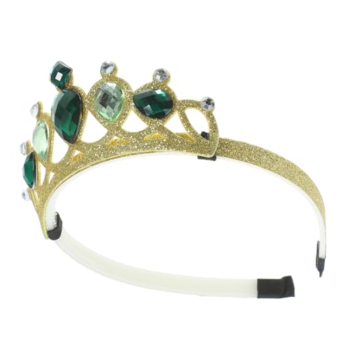 DECHOUS Mädchenkrone Aus Strass Goldene Prinzessinnen Tiara Dekorativer Haarschmuck Für Partys Geburtstagsfeiern Und Haar Accessoire Für Kleine Prinzessinnen von DECHOUS