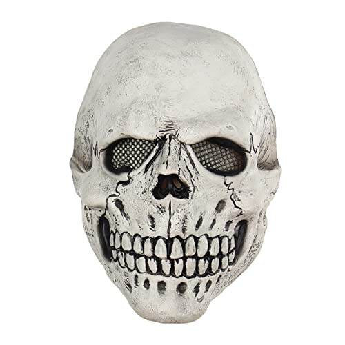 DECHOUS Abschlussball Requisiten Schädel-gesichtsmaske Schädelmaske Grusel Horror-zombie Horrormaske Skelett Halloween Kleidung von DECHOUS