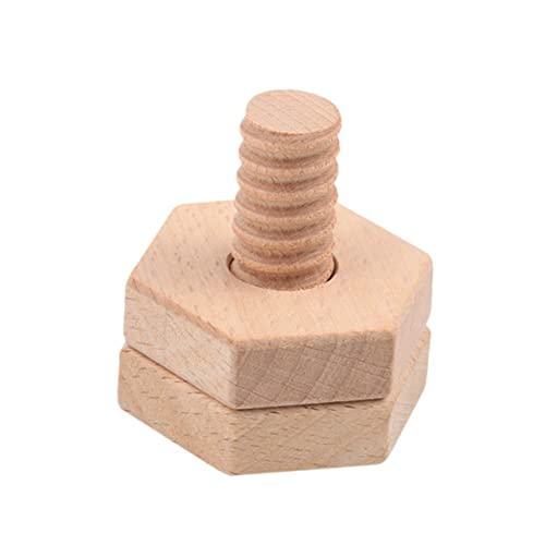 DECHOUS Matching Für Kognitives Holzspielzeug Mit Geometrischen Formen Fördert Feinmotorik Und Kreativität Lernspielzeug Für Kleinkinder Ab Jahr von DECHOUS