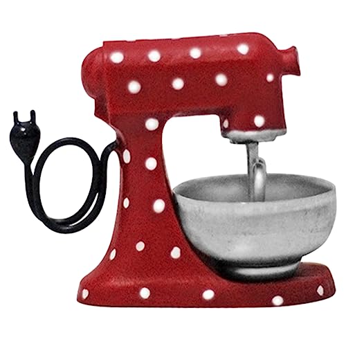 DECHOUS Mini-Mixer Modell Küchenmischer Küchenspielzeug Für Kleines Küchengerät Miniaturspielzeug Mini-küche Kleiner Küchenmixer Spielküchenzubehör Miniatur-küchengerät Eisenblech von DECHOUS