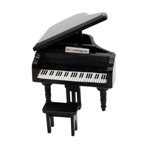 DECHOUS Mini-Piano-Modell Miniaturen Klavier -Klavier Puppenhausmöbel klein Kind Dekoration bastelzeug handwerkskunst puppenhauszubehör swor Puppenhausdekor Mini House Prop Holz Black DECHOUS Mini-Piano-Modell Miniaturen Klavier -Klavier Puppenhausmöbel klein Kind Dekoration bastelzeug handwerkskunst puppenhauszubehör swor Puppenhausdekor Mini House Prop Holz Black von DECHOUS
