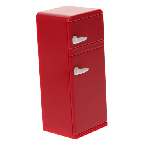 DECHOUS Mini-Schlafzimmer-Accessoires für kinderspielzeug Rollenspielzeug Toys for Miniatures Mini-Ornamente zum Basteln Miniaturen zum Basteln Plastik rot von DECHOUS