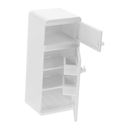 DECHOUS Mini-Schlafzimmer-Accessoires für kinderspielzeug spielzeuge Children Toys Miniatures Mini-Ornamente zum Basteln Mini-Kühlschrank-Ornament Plastik Weiß DECHOUS Mini-Schlafzimmer-Accessoires für kinderspielzeug spielzeuge Children Toys Miniatures Mini-Ornamente zum Basteln Mini-Kühlschrank-Ornament Plastik Weiß von DECHOUS