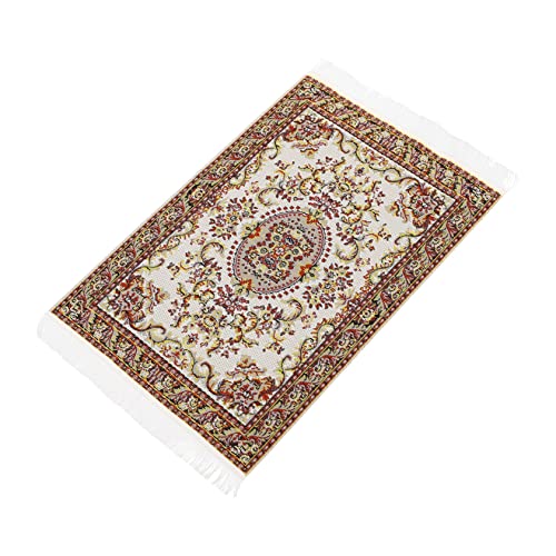 DECHOUS Mini-Teppich Puppenhauszubehör Miniaturteppich Truthahnteppich für Puppenhaus Teppiche für Puppenhäuser 1:12 Blumenteppich simuliertes Teppichdekor Teppichdekoration Tuch DECHOUS Mini-Teppich Puppenhauszubehör Miniaturteppich Truthahnteppich für Puppenhaus Teppiche für Puppenhäuser 1:12 Blumenteppich simuliertes Teppichdekor Teppichdekoration Tuch von DECHOUS