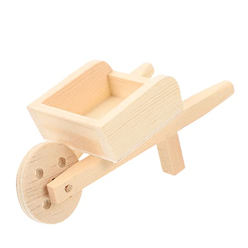 DECHOUS Miniatur-landschaftswagen-Modell Mini-Garten-schubkarre Holzauto-Modell Kinder-Bauernhof-Spielzeug Wohndekor-Accessoire DECHOUS Miniatur-landschaftswagen-Modell Mini-Garten-schubkarre Holzauto-Modell Kinder-Bauernhof-Spielzeug Wohndekor-Accessoire von DECHOUS