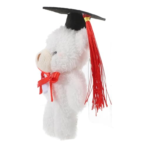 DECHOUS Mini-abschlussbären, Plüschbär, Abschluss-stofftier, Kleine Bärenpuppen Für DIY-abschlussgeschenk, Zeremonie, Party-Dekoration, Weiß DECHOUS Mini-abschlussbären, Plüschbär, Abschluss-stofftier, Kleine Bärenpuppen Für DIY-abschlussgeschenk, Zeremonie, Party-Dekoration, Weiß von DECHOUS