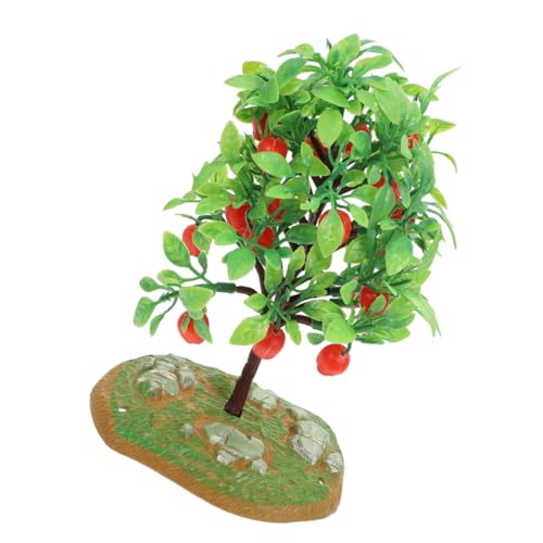 DECHOUS Mini-apfelbaummodell Für DIY-projekte, Ideal Für Miniatur-landschaftsboxen Und Puppenhauszubehör, Kleiner Simulationsbaum Zum Basteln von DECHOUS