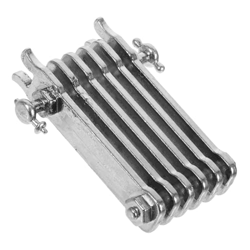 DECHOUS Mini-heizkörper Mini-hausverzierung Miniaturheizgerät Dolly House-heizgerät Mini- -lamellenheizkörper Puppenhausmöbel Simulationskühlermodell Möbelschmuck Silver Zinklegierung DECHOUS Mini-heizkörper Mini-hausverzierung Miniaturheizgerät Dolly House-heizgerät Mini- -lamellenheizkörper Puppenhausmöbel Simulationskühlermodell Möbelschmuck Silver Zinklegierung von DECHOUS