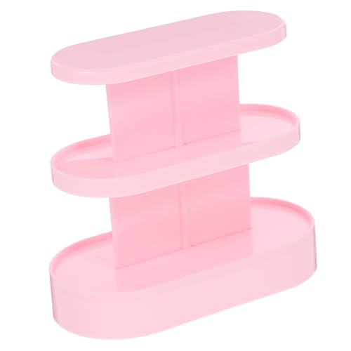 DECHOUS Mini-lagerregal Häuser Miniatur-puppenhauszubehör Möbel Puppenhaus Miniatur Selber Bauen Mini-puppenhaus Mini- Klein Mini-Regal-puppenhaus Mini-regalmodell Rosa Plastik von DECHOUS