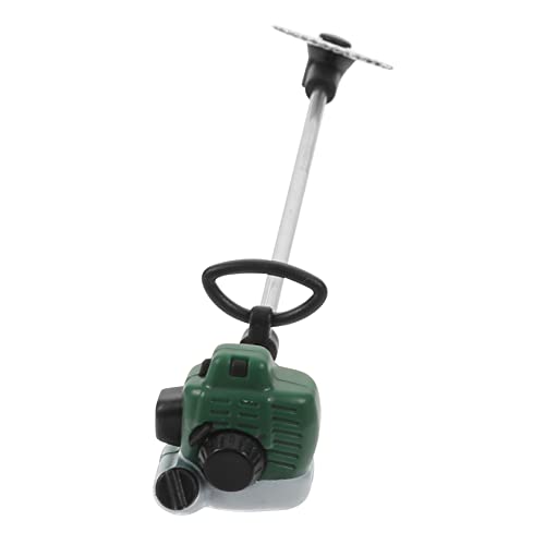 DECHOUS Mini-rasenmäher Kleiner Rasenmäher Modell Mini-mäher Kleines Rasenmäher-Modell Puppenhaus-rasenmäher Puppenhaus Miniatur-rasenmäher Miniatur-mäher PVC Green von DECHOUS