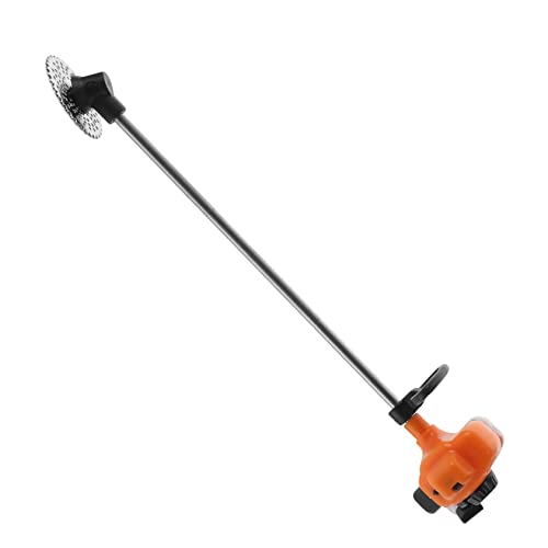 DECHOUS Mini-rasenmäher Miniatur -rasenmäher Klein Rasenmäher Winzig Gras Modell Mini-mäher Puppenhaus-rasenmäher-Modell Orange PVC von DECHOUS