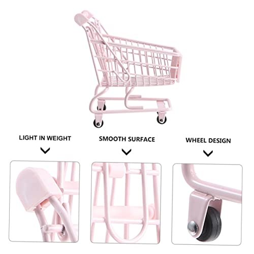 DECHOUS Miniatur Einkaufswagen Deko in Zuckerwattenrosa Realistisches Aufbewahrungsmodell für Schreibtisch und Zimmer Organizer für Mädchen und Kleinkinder Geschenkidee für Geburtstag und DECHOUS Miniatur Einkaufswagen Deko in Zuckerwattenrosa Realistisches Aufbewahrungsmodell für Schreibtisch und Zimmer Organizer für Mädchen und Kleinkinder Geschenkidee für Geburtstag und von DECHOUS