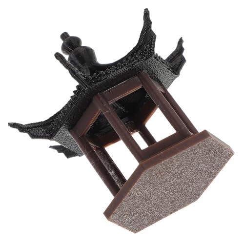 DECHOUS Miniatur Pavillon Deko Modell Gedruckt Asiatischer Garten Ornament Mikro Landschafts Dekoration für Aquarium und Zen Inspirierter Tisch Schmuck Kleiner Bonsai Pavillon DECHOUS Miniatur Pavillon Deko Modell Gedruckt Asiatischer Garten Ornament Mikro Landschafts Dekoration für Aquarium und Zen Inspirierter Tisch Schmuck Kleiner Bonsai Pavillon von DECHOUS