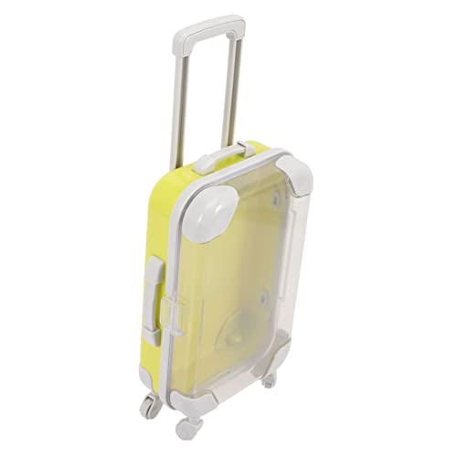 DECHOUS Miniatur Spielkoffer für Puppenhaus Dekor Kleines Tragbares Puppen Accessoire Stabiler Mini Koffer in Gelb grün Geburtstagsgeschenk für Mädchen und Sammler DECHOUS Miniatur Spielkoffer für Puppenhaus Dekor Kleines Tragbares Puppen Accessoire Stabiler Mini Koffer in Gelb grün Geburtstagsgeschenk für Mädchen und Sammler von DECHOUS