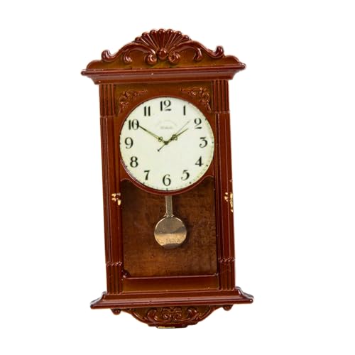 DECHOUS Miniatur-Vintage-römische Uhr Puppenhauszubehör Puppenhaus Puppenstubenmöbel Puppenhausmöbel Miniatur Puppenmöbel Für Hängende Uhrenspielzeug Metall Brown DECHOUS Miniatur-Vintage-römische Uhr Puppenhauszubehör Puppenhaus Puppenstubenmöbel Puppenhausmöbel Miniatur Puppenmöbel Für Hängende Uhrenspielzeug Metall Brown von DECHOUS