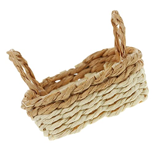 DECHOUS Miniatur geflochtene Körbe für kinderspielzeug Toys Children Toys Funky Miniaturkorb schmücken Entzückender Korb dekoratives Miniatur-Korbmodell Bambus DECHOUS Miniatur geflochtene Körbe für kinderspielzeug Toys Children Toys Funky Miniaturkorb schmücken Entzückender Korb dekoratives Miniatur-Korbmodell Bambus von DECHOUS
