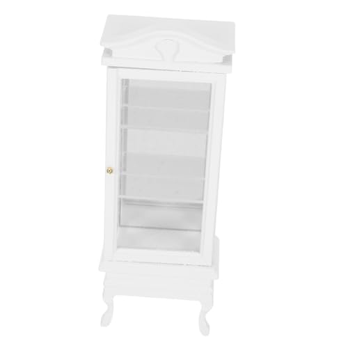 DECHOUS Miniatur-holzschrank, 1:12 Puppenhaus-bücherregal, Mini-möbelzubehör, Winzige Vitrine Für Puppenhaus-Dekoration Und Kreatives Spielen von DECHOUS