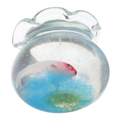 DECHOUS Miniaturfischtank Karpfen Figuren Mini Dollhouse Fish Bowl Accessoires Dollhouse Desktop Ornamente Fairy Garden Fisch Skulpturen DECHOUS Miniaturfischtank Karpfen Figuren Mini Dollhouse Fish Bowl Accessoires Dollhouse Desktop Ornamente Fairy Garden Fisch Skulpturen von DECHOUS
