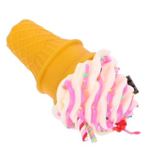 DECHOUS Modell Einer Eistüte Nachtisch klein am Stiel realistisch lustiges Eiscreme Modell Eiswaffel Modell Simulation Eiscreme-Requisite gefälschtes Eisspielzeug PVC DECHOUS Modell Einer Eistüte Nachtisch klein am Stiel realistisch lustiges Eiscreme Modell Eiswaffel Modell Simulation Eiscreme-Requisite gefälschtes Eisspielzeug PVC von DECHOUS