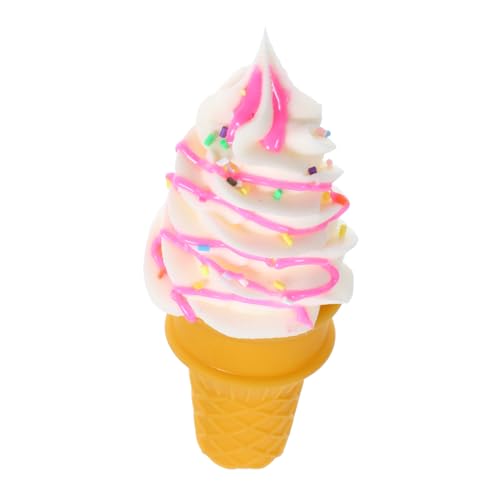 DECHOUS Modell Einer Eistüte Realistisch Am Stiel Nachtisch Eisspielzeug Für Simulieren Party Zapfen Displayzubehör Für Dessertläden Eiscreme-modellierfigur PVC Rosa DECHOUS Modell Einer Eistüte Realistisch Am Stiel Nachtisch Eisspielzeug Für Simulieren Party Zapfen Displayzubehör Für Dessertläden Eiscreme-modellierfigur PVC Rosa von DECHOUS