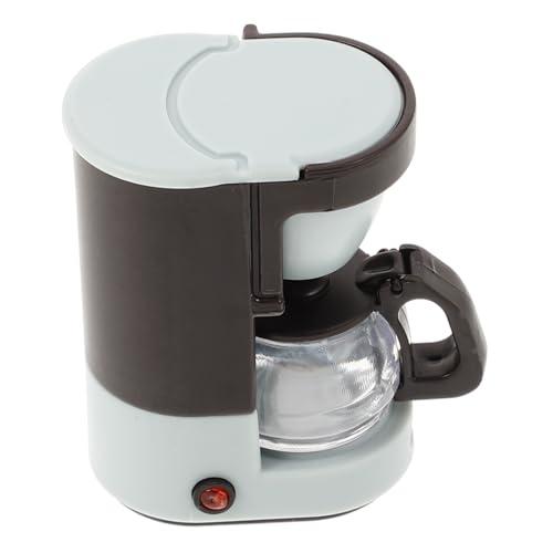 DECHOUS Modell Einer Mini-kaffeemaschine Puppenhaus Miniaturküche Puppenstubenkaffeemaschine Miniaturen Mini-puppenstuben-kaffeemaschine Artikel Realistisch Winzig Plastik von DECHOUS