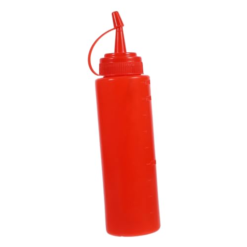 DECHOUS Narrentagszubehör geformt lustige Ketchupflasche Ketchup-Flaschen-Streich klein Mini selbst Party zubehör Spaßartikel gruselige Streichspielzeuge Festival-Streich-Requisite Abs rot von DECHOUS