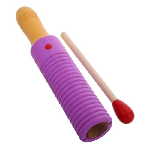 DECHOUS Orff-Instrument Holz Musikinstrument Montessori Rhythmusspielzeug Klangspielzeug Lernspielzeug aus Holz Holzspielzeug mit multifunktionalem Instrument Gummi von DECHOUS