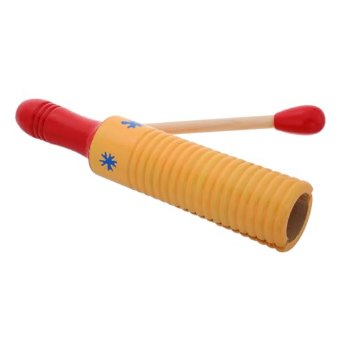 DECHOUS Orff-Instrument Musikinstrument Rhythmus Percussion Instrument für für Vorschule Lernspielzeug aus Holz Musikspielzeug für Babys Gummi von DECHOUS