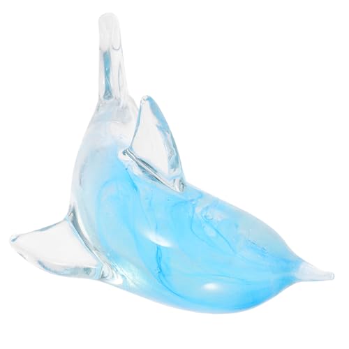 DECHOUS Glas Delphin Figur Dekoration Aquarium Dekorationen Für Home Office Skulptur DECHOUS Glas Delphin Figur Dekoration Aquarium Dekorationen Für Home Office Skulptur von DECHOUS