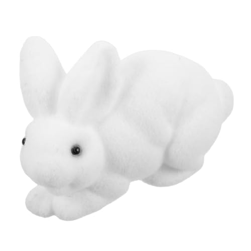 DECHOUS Osterhase Deko Figur Aus Kleines Weißes Kaninchen Ornament Für Garten Und Terrasse Niedliche Osterdekoration Für Ostern Und Frühlingsfeiern DECHOUS Osterhase Deko Figur Aus Kleines Weißes Kaninchen Ornament Für Garten Und Terrasse Niedliche Osterdekoration Für Ostern Und Frühlingsfeiern von DECHOUS