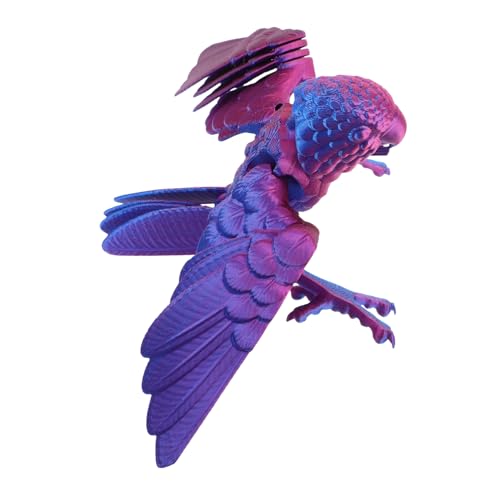 DECHOUS Papagei-Modell Dekorative Gefälschte Vögel Vogelfiguren Kleine Papageienspielzeuge 3D-gedruckte Tiere Papagei Papageienfiguren Wohnkultur Mini-Vogel-tiermodell Rot Plastik DECHOUS Papagei-Modell Dekorative Gefälschte Vögel Vogelfiguren Kleine Papageienspielzeuge 3D-gedruckte Tiere Papagei Papageienfiguren Wohnkultur Mini-Vogel-tiermodell Rot Plastik von DECHOUS