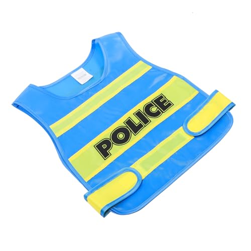 DECHOUS Polizeikostüm Sie Weste realistisch Polizeipolizeikinder Kleinkindkleid Kinderkostüme Offizier Dress auf Westen Polizeiweste Kostüm für Kostüm Stoff Sky-blue DECHOUS Polizeikostüm Sie Weste realistisch Polizeipolizeikinder Kleinkindkleid Kinderkostüme Offizier Dress auf Westen Polizeiweste Kostüm für Kostüm Stoff Sky-blue von DECHOUS
