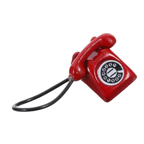 DECHOUS Puppe Retro Kleines Telefon Vintage Wohndekor Spielzeugtelefon Retro Lustige Gartendekoration Winzige Figur Winziges Mini Ornament Puppenhaus DECHOUS Puppe Retro Kleines Telefon Vintage Wohndekor Spielzeugtelefon Retro Lustige Gartendekoration Winzige Figur Winziges Mini Ornament Puppenhaus von DECHOUS