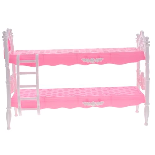 DECHOUS Puppen-Minibett Puppenbett Mädchen Etagenbett für Puppen winzig klein unser kinderzimmer puppenhaus deko Puppenhaus Bett Puppenhaus mit Minibett Plastik Rosa DECHOUS Puppen-Minibett Puppenbett Mädchen Etagenbett für Puppen winzig klein unser kinderzimmer puppenhaus deko Puppenhaus Bett Puppenhaus mit Minibett Plastik Rosa von DECHOUS