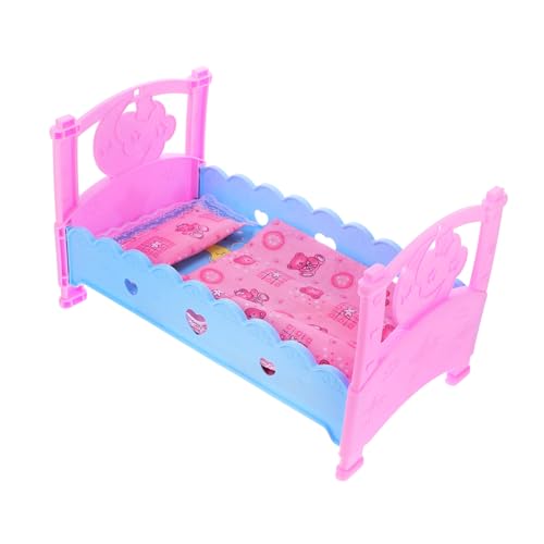 DECHOUS Puppenbett Mädchen Babypuppe Puppenhaus spielhaus Playhouse for Children Toys kinderknallzeug spilzeug игрушки Kinderbett für Puppe Minibett für Puppe Plastik DECHOUS Puppenbett Mädchen Babypuppe Puppenhaus spielhaus Playhouse for Children Toys kinderknallzeug spilzeug игрушки Kinderbett für Puppe Minibett für Puppe Plastik von DECHOUS