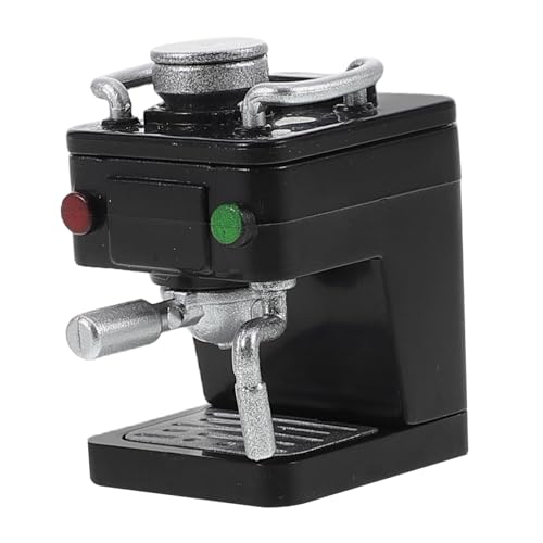 DECHOUS Puppenhaus Kaffeemaschine Miniatur Hausbausatz Puppenhauszubehör Und Möbel Mini Hausbausatz Mini Kaffeemaschine Mini Heimbausatz Kaffeemaschine Kaffeemaschine von DECHOUS