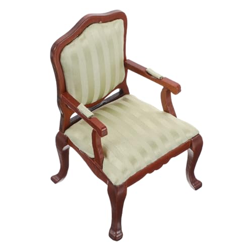 DECHOUS Puppenhaus-sofastuhl Puppenstubenmöbel Miniaturmöbel Für Puppenstuben Mini Möbel Miniatur-puppenhauszubehör Mini-couchspielzeug Miniaturstühle Zum Basteln Mini-Stuhl Polyester von DECHOUS
