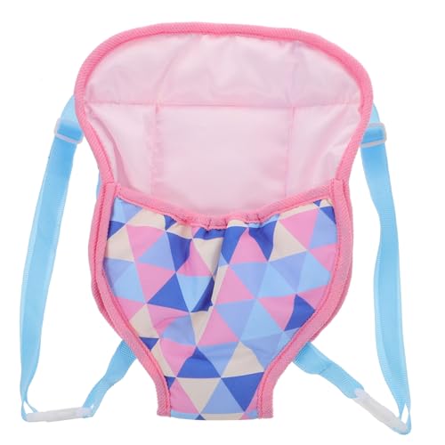 DECHOUS Puppenschlinge Träger Tragehilfe Für Babypuppen Klein Babytrage Dolly Zubehör Rucksack Für Mädchen Geschirr Plüsch Tragen Atmungsaktive Puppentrage Puppe Wickeln von DECHOUS