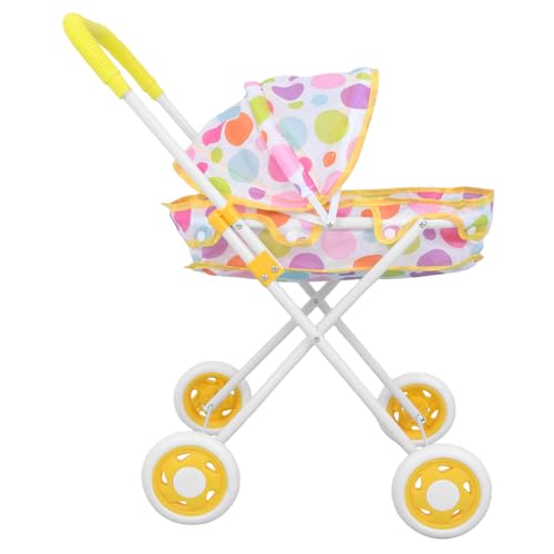 DECHOUS Puppenwagen Kinderwagen Zubehör Für Babypuppen Polyester Gelb DECHOUS Puppenwagen Kinderwagen Zubehör Für Babypuppen Polyester Gelb von DECHOUS