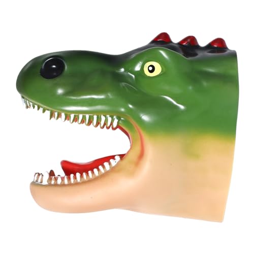 DECHOUS Realistische Dinosaurier Handpuppe aus Weichem Gummi Interaktives Tier Handspielzeug für Langlebig Flexibel und Sicher für Fantasievolles Geschichtenerzählen von DECHOUS